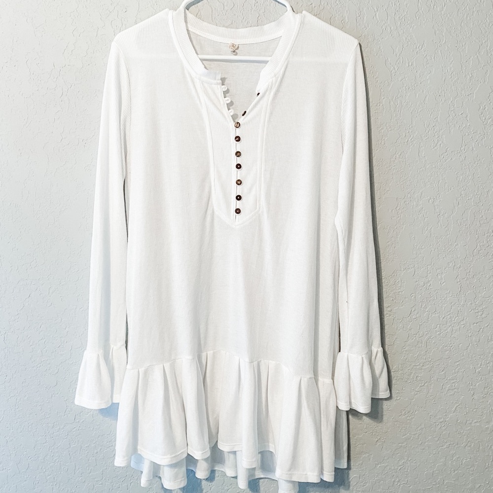 White tunic top